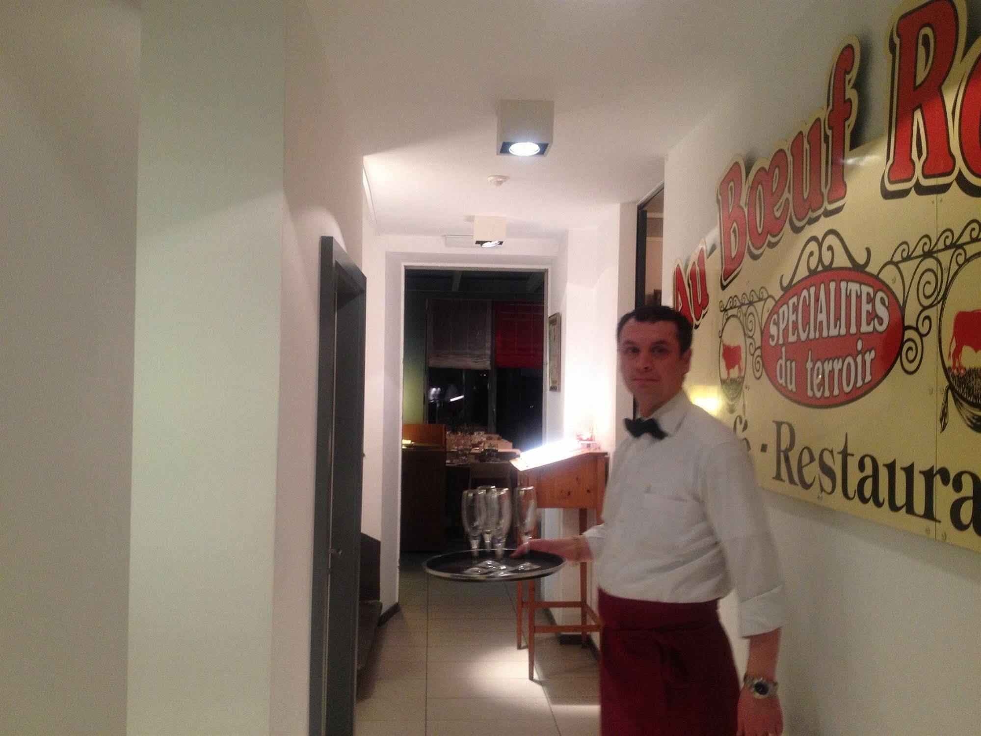Au Boeuf Rouge Hotel Crassier Bagian luar foto
